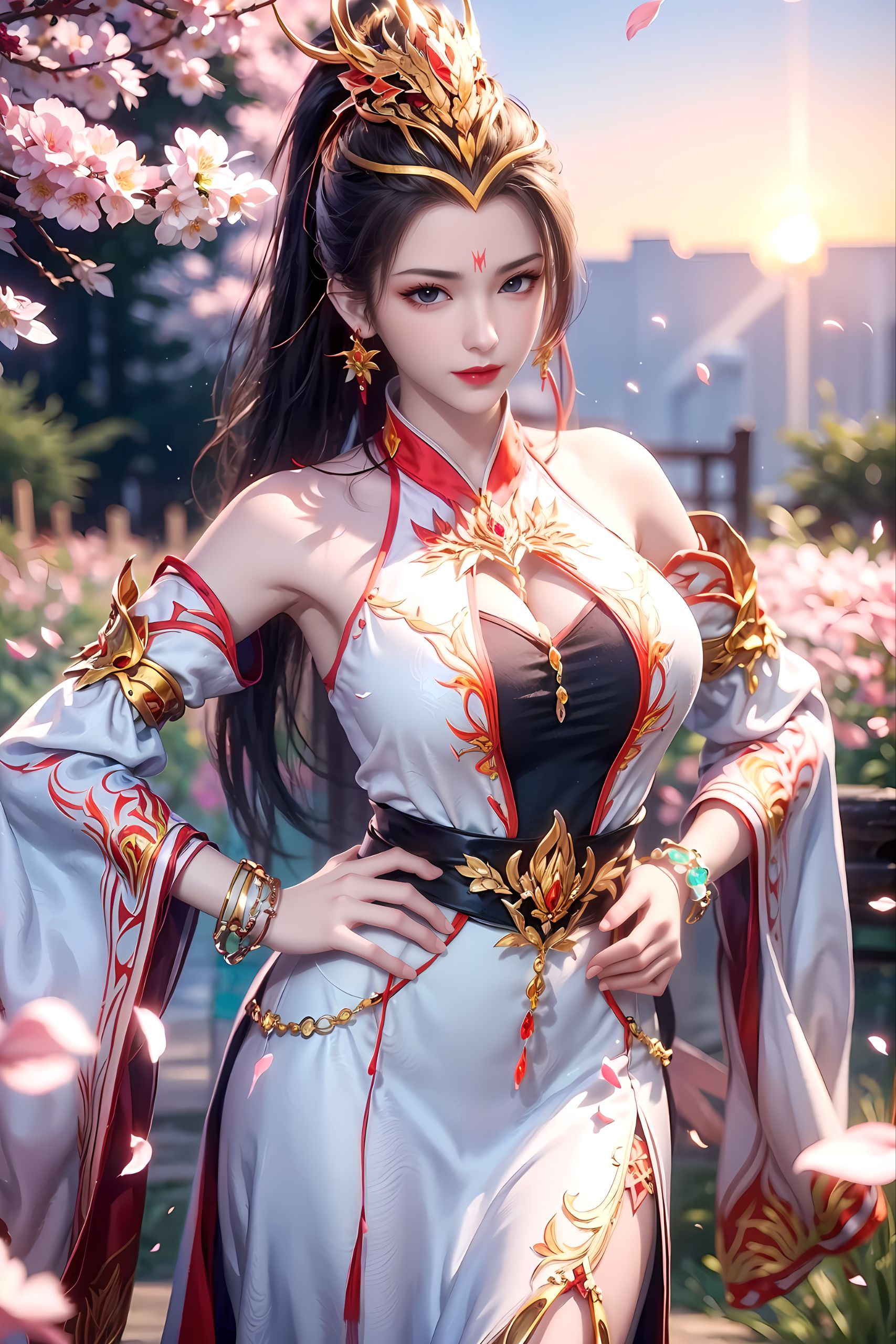 后来她开始
